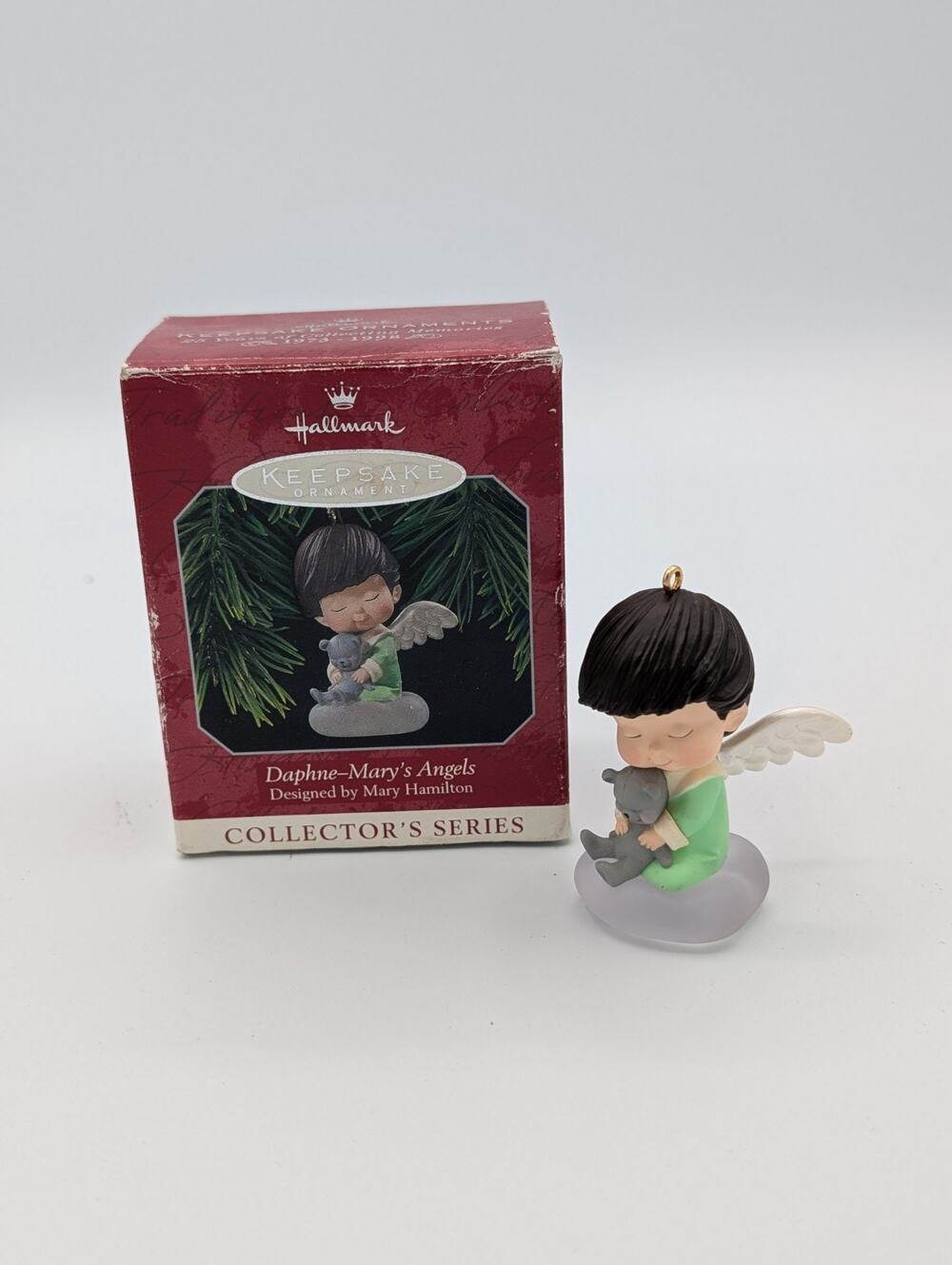 Hallmark Keepsake Ornament Daphne w/Bear Mary's Angels 11th in series 1998 MIB